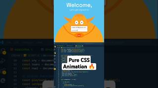 Sign in Monster (built with CSS and JS Animation)