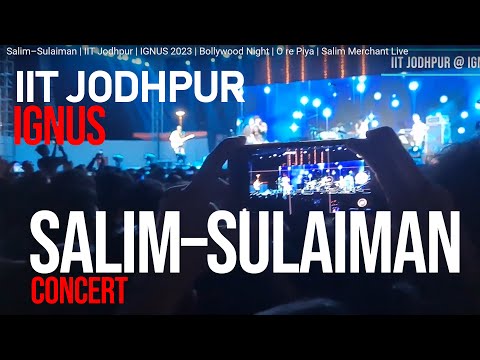 Salim Merchant Live: Bollywood Night at IIT Jodhpur