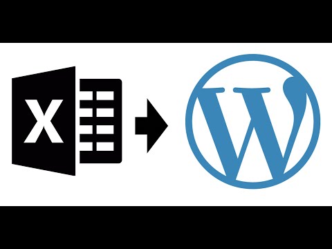 Embed and save spreadsheet in WordPress