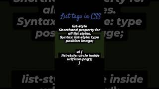 "Master the List-Style Shorthand in CSS: Customize Your Lists Like a Pro!"