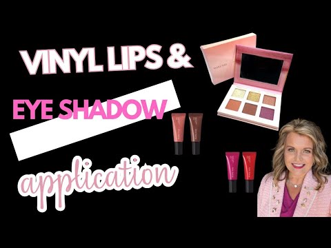 Vinyl Lips & Eye shadow application