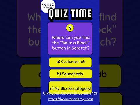 Scratch Quiz by Kodex Academy