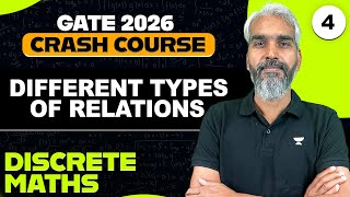 Discrete Maths 04 | Different Types of relations | GATE 2026 Discrete Maths Crash Course