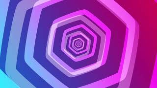 Abstract Background Vibrant Colorful Repeating Rounded Hexagon Pattern Abstract retro purple vjloop.