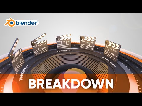 Breakdown of 3D intro done in Blender and After effects | Blender motion graphics