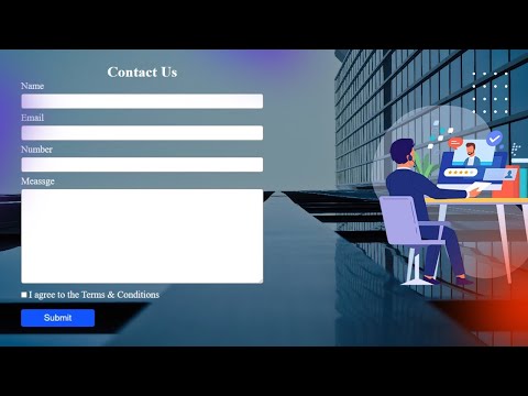 Contact Form HTML & CSS Tutorial 2025 – Beginner to Pro! हिंदी