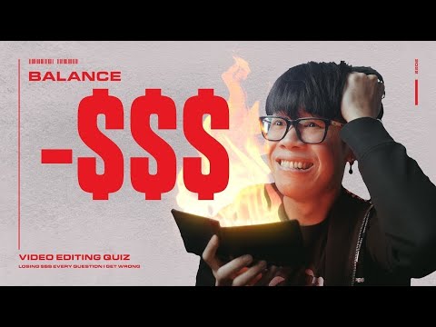 Losing $$$ Every Video Editing Question I Get Wrong