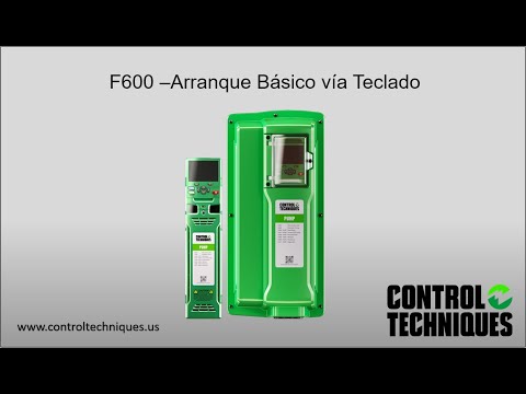 F600 Configuración Básica con keypad