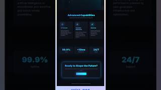 Stunning Website with 3D & Glow Effects | #HTML & #CSS #Animated Background #frontend