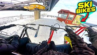THESE CRAZY SNOW BIKES UNLOCK ENDLESS FUN IN THE MOUNTAINS - NORDIC MTB!