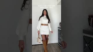 #sweaterdress #winteroutfitideas #chicwardrobe