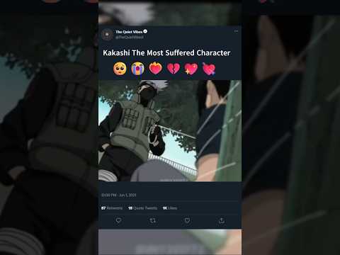Kakashi The Most Suffered Character|| Sasuke 💔 Kakashi Emotional Scene | Kakashi's Truth in Hindi