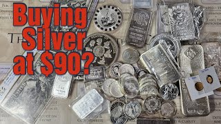 Still Buying Silver At $90? Gold, Currency, and Silver Stacking Pickups From Arizona Coin Show!