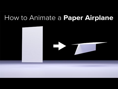 Make/Animate a Paper Airplane with Blender 3D