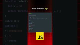 Can You Solve This JS Closure Quiz? #JavaScript #JSQuiz #CodingChallenge #FrontendDev #devforall