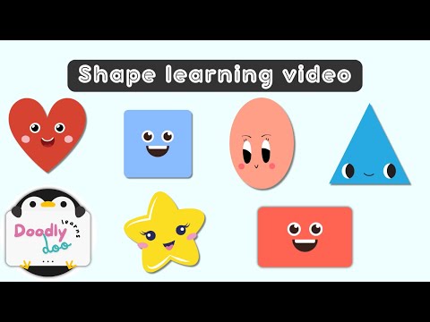 Learn Shapes for Kids | Shape Learning Animation |  @DoodlyDoo-KidsLearningVideos ​