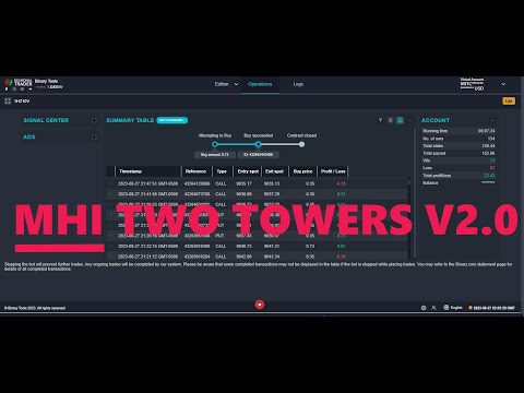 MHI TWO TOWERS V2.0 VH [DISABLED] || BINARY-DERIV BOT FREE
