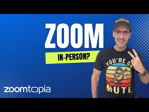 How Does Zoom Run In-Person Events?