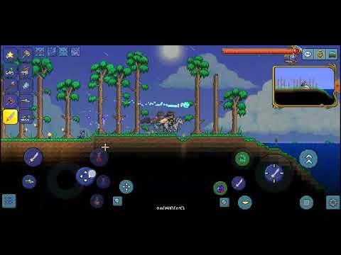 gameplay of terraria super "normal"