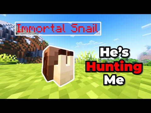 Minecraft But An Immortal Snail Is Hunting Me