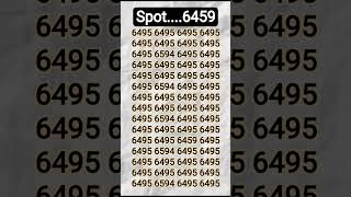 Can' You Identify the Hidden out 6459 #brainchallenge #brainteaser #iqtes