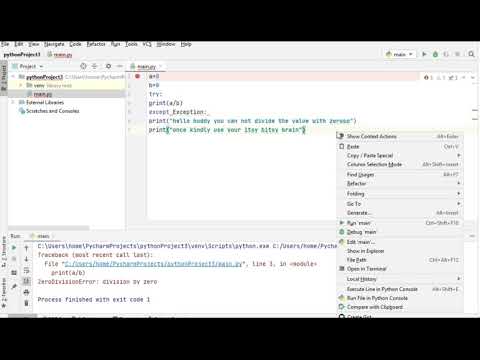 #15 Exception Handling in Python