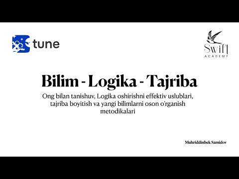 Bilim Logika Tajriba. Master class at TUNE Consulting