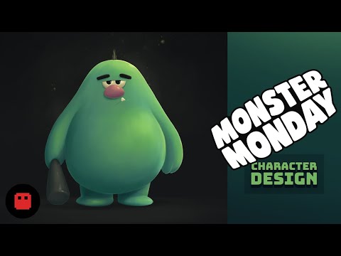 Character design and turnaround sheet - Monster Monday E001 #characterdesign