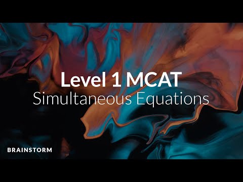 NCEA Level 1 MCAT Walkthrough | 11.) Simultaneous Equations