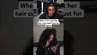 When Cinna got her hair curly again just for Agent #agent00 #cinnabrit #amp #ampsquad