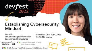 Establishing Cybersecurity Mindset (Yana Li)