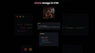 Make Image inside circle using CSS  #coding #learnwebdev