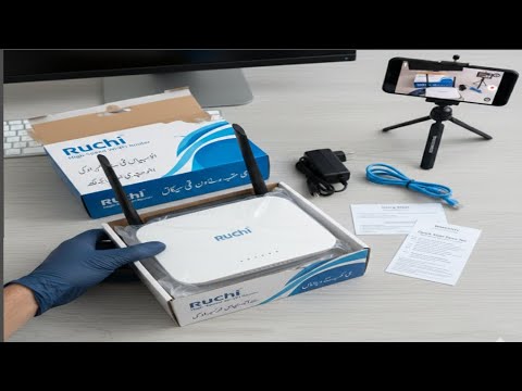Ruchi High Speed Wi-Fi Router Unboxing & Setup! 📶 | Best Budget Router#Flickcom#isp#WiFi