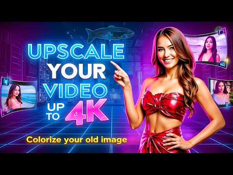 Best AI Tool to Upscale 1080p to 4K |Turn Blurry Videos & Old Photos into 4K Masterpieces with AI