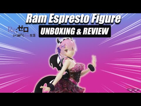 RAM Espresto Figure [Re:Zero] UNBOXING AND REVIEW