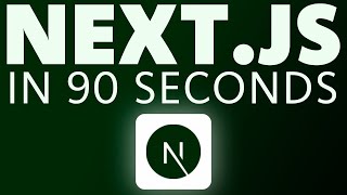 Next.js in 90 seconds. It'll only hurt a little