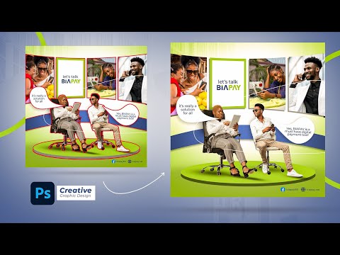 Graphic Design Course | How to design a Creative Flyer in Photoshop Part 6