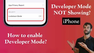 How to Enable Developer Mode iPhone | Developer Mode  Not Showing, missing | Developer mode required