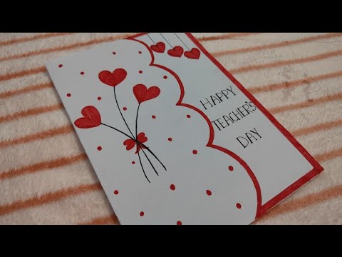 How to make Teachers Day card🌼Easy teachers Day card📕DIY Teachers Day Card🌿