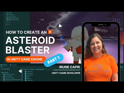 How to Create an Asteroid Blaster in Unity Game Engine (part 1)