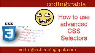 How to use Advanced CSS Selectors byAM