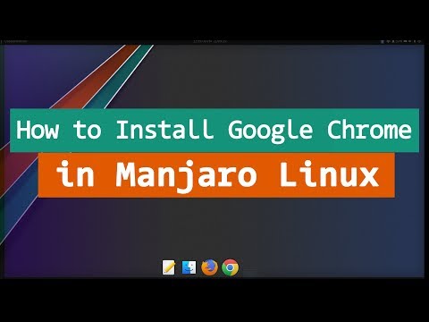 How to Download and Install Google Chrome Browser in Manjaro Budgie Linux using GUI