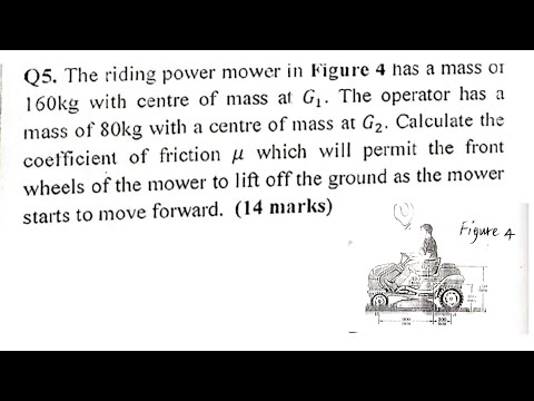 How to determine the coefficient of friction using Newtons Second Law of Motion||Rigid Body kinetics