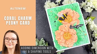 Coral Charm Peony Card | Altenew