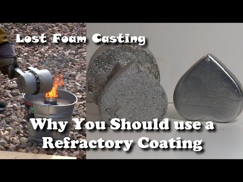 Why you should use a refractory coating for casting and another way to cut foam patterns.