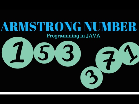 Java Coding Example-Part8: Armstrong Number in Java
