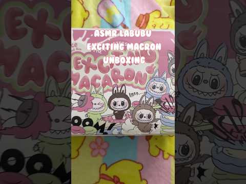 ASMR LABUBU EXCITING MACRON WHOLE SET UNBOXING #labubu #unboxing #asmr #asmrunboxing #popmart #nyc