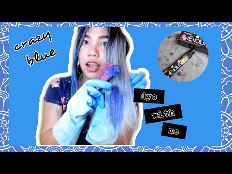 dye with me || alfaparf milano in crazy blue