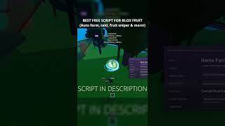 FREE BLOX FRUIT SCRIPT! (Auto farm, Raid, Fruit sniper & more) #roblox #bloxfruitscript #bloxfruits