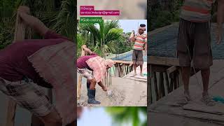 Slab casting #workers work in progress #civilengineering #sitework #construction #civilsitework